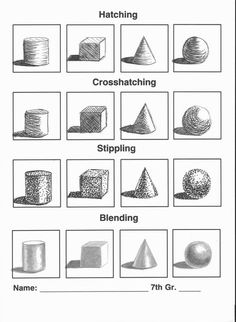 different shapes are shown in this worksheet