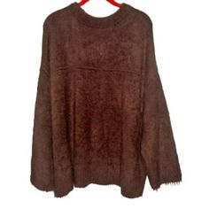 Wrap Yourself In This Free People Fuzzy Sweater And Feel Like You're Hugging A Cozy Teddy Bear. It's The Adult Version Of A Security Blanket. Soft And Fuzzy Texture Pullover Style Long Sleeves Ribbed Cuffs And Hem Armpit To Armpit = 28 Inches Length = 29 Inches Condition: New Without Tags Features: Oversized Fuzzy Sweater Size: Womens S Fuzzy Texture, Blanket Soft, Fuzzy Sweater, Security Blanket, Free People Sweaters, Free People Sweater, Pullover Styling, Sweater Sizes, Scoop Neck