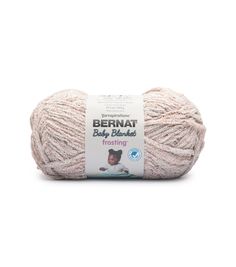 the bernat baby knitting yarn is light pink