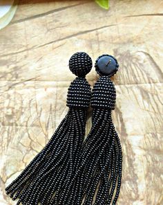 Well-known Oscar Earrings (replica) .Yarkie, stylish, eye-catching, do not go out of fashion, can be your 2 inches(5cm) 2.35 inches(6cm) 2.7 inches(7cm) 3.15 inch (8cm) 3.5 inch (9cm) 4 inch (10cm) 4.3inch (11cm) 4.7inch (12cm) 5 inch (13cm) The lenth is 3 inch(8 cm) 4 inch (10cm) The lenth is 4.7 inch (12 cm) All items in my store are 100% handmade. Please note that - due lighting effects, monitor's brightness, contrast and other settings, there may be some slight differences in the color tone Evening Beaded Earrings With Round Beads, Elegant Handmade Long Drop Tassel Earrings, Elegant Long Drop Handmade Tassel Earrings, Elegant Black Beaded Dangle Earrings, Elegant Handmade Adjustable Tassel Earrings, Elegant Tassel Earrings With Round Dangling Beads, Elegant Adjustable Beaded Fringe Earrings, Elegant Jewelry With Tassels And Round Beads, Elegant Round Beaded Tassel Jewelry