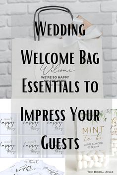 wedding welcome bag essentials to impress your guests