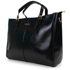 Let your carry-on bag reflect your trendsetting style with this XL Julia Travel Weekender Tote from Badgley Mischka. Made from faux leather in black, this extra-large softsided bag features a spacious main compartment with a gold-tone zipper to keep your things neatly stowed away but close at hand. Interior organizer pockets give you extra space for small essentials, while the carrying handle with a removable strap makes it easy to tow around. With a weight capacity of up to 35 pounds, this is t Bm Monogram, Leather Weekender, Black Leather Handbag, Weekend Travel Bags, Vegan Leather Tote, Brown Leopard, Weekender Tote, Gold Logo, Perfect Bag