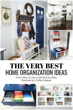 the very best home organization ideas