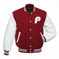 Size: 3XS Leather Sleeve Jacket, Leather Varsity Jackets, Varsity Letterman Jackets, Varsity Jacket Men, Leather Sleeves, Letterman Jacket, Leather Sleeve, Wool Knit, Baseball Jacket