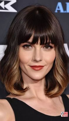 Hairstyles for School Events: Cute and Classy Shoulder Length Waves, Highlights And Lowlights, High Maintenance, Haircuts For Medium Hair, Short Hair With Bangs, Hairstyles For School, Hair Extension, Medium Hair