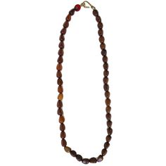 Brown Nathan & Moe Wood Bead Necklace! Iconic! From First Collection! As Seen On Celebrities And In Magazines! - Brown Variegated Wood Beads - Red Bead At Top Next To Lobster Clasp (Made Especially For Me) - Length Approximately 39.5” Around From Clasp To Clasp - Very Boho Chic, Versatile - Can Be Worn Alone, Or Layered - Perfect Length, Great For All Seasons Long Bead Necklace, Wood Bead Necklace, Long Beaded Necklace, Red Bead, Brown Wood, Bead Necklace, Wood Beads, All Seasons, Womens Jewelry Necklace