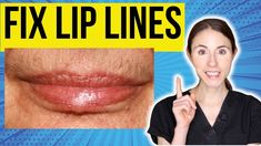 Top Tips To Fix Lip Lines Skincare For Wrinkles, Dr Dray, The Best Skincare, Best Skincare, Dermatologist Recommended, How To Line Lips, Top Tips, Fix It, Beauty Skin