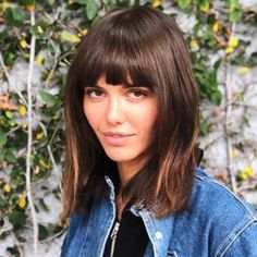 Long Length Haircut, Low Maintenance Short Haircut, Straight Across Bangs, Long Layered Cuts, New Hair Trends, Baby Bangs, Curly Pixie Cuts, Shoulder Length Hair Cuts, Haircuts For Fine Hair