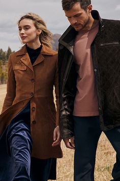 click to expand Sheepskin Slippers, Sheepskin Coat, Suede Coat, Fashion Couple, Leather Care, Coat Fashion, Quilted Jacket, Leather Coat, Smooth Leather