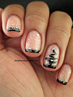 Christmas Gel Nails, Christmas Nail Art Designs, Holiday Nail Art, Xmas Nails, Christmas Nail Designs, Cute Nail Designs, Christmas Nail Art, Fancy Nails, Manicure E Pedicure