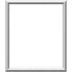 an empty white frame on a white background