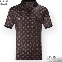 Cotton Luxury Black Polo Shirt With Short Sleeves, Designer Black Cotton Polo Shirt, Luxury Black Short Sleeve Polo Shirt, Luxury Black Short Sleeve T-shirt, Luxury Black Cotton Shirt, Designer Black T-shirt For Summer, Designer Black Cotton Shirt, Luxury Black Shirt For Spring, Black Summer Polo Shirt