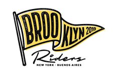 the logo for broo kwn riders, new york - buenos aries