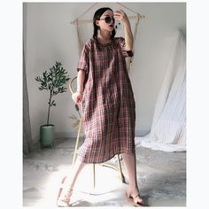 simplelinenlife-Casual-Summer-Long-Women-Dresses Women Dresses Casual Summer, Short Sleeve Summer Dresses, Organic Colors, Cotton Linen Fabric, Loose Style, Loose Shorts, Women Dresses, Linen Fabric, Cotton Linen