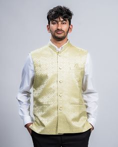 Elevate your traditional wardrobe with this exquisite Nehru jacket, designed to blend timeless elegance with modern sophistication. Crafted from high-quality fabric, the jacket features an intricate pattern that exudes luxury and refinement. The rich tones, highlighted by a subtle sheen, makes it an ideal choice for both festive occasions and formal events. Key Features: Material: Premium, lightweight silk fabric ensures comfort and breathability. Design: Classic Nehru collar with detailed butto Traditional Wardrobe, Nehru Jacket, Nehru Jackets, Silk Fabric, Suits You, Formal Event, Timeless Elegance, Quality Fabric, Shop Now