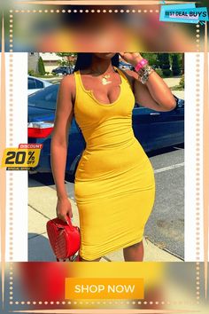 Women's Casual Dress Tank Dress Summer Dress Plain Patchwork U Neck Midi Dress Active Streetwear Outdoor Daily Sleeveless Slim White Yellow Sky Blue Spring Summer S M L Xl Yellow Sleeveless Mini Dress, Yellow Sleeveless Bodycon Midi Dress, Sleeveless Yellow Bodycon Midi Dress, Casual Yellow Sleeveless Bodycon Dress, Yellow Knee-length Bodycon Dress, Yellow Sky, Blue Spring, Blue Springs, U Neck