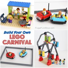 the lego carnival is set up for kids to play with their toys and build it