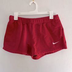 Comfortable Cotton Red Medium Nike Pro Shorts! Brand New Without Tags. Internal Drawstring Nike Red Athleisure Bottoms, Nike Sporty Bottoms In University Red, Nike Red Athletic Shorts, Nike Sporty University Red Bottoms, Sporty Red Nike Bottoms, Nike Sporty Red Bottoms, Nike Red Bottoms With Built-in Shorts, Nike Red Athleisure Athletic Shorts, Red Nike Workout Bottoms