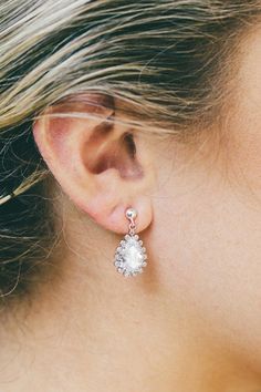 Bridal Earrings | Wedding Jewelry | Wedding Day Glam | Gifts for Bridesmaids | Bride to Be  #bridetobe2020 #bridetobe2021 #engagedtothedetails #bhldnbride Glamorous Teardrop Bridal Earrings With Elegant Design, Hypoallergenic Bridal Earrings For Formal Occasions, Glamorous Pearl Drop Teardrop Earrings For Wedding, Glamorous Wedding Teardrop Earrings With Pearl Drop, Elegant Teardrop Earrings For Weddings, Elegant Pear-shaped Teardrop Earrings For Wedding, Pear-shaped Bridal Earrings For Formal Occasions, Classic Teardrop Bridal Earrings For Party, Elegant Bridal Accessories With Cubic Zirconia