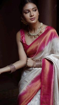 Ashika Ranganath, Saree Wearing, Sarees For Girls, Saree Wearing Styles, Blouse Ideas, New Saree Designs, Latest Model Blouse Designs