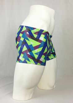 "SEWING PATTERN FOR MEN'S SWIM TRUNK OR YOGA SHORTS. Men's swim trunk in square cut style can be fully lined. This trunk has straight cut leg openings with a 2.5 inch inseam. This swim trunk has elastic and a drawstring at the waist. This sewing pattern is in PDF format and available for instant download. There 3 files for download. 1. PATTERN ONLY 2. PATTERN INFORMATION 3. PATTERN PRINTING & ASSEMBLY INSTRUCTIONS (*these files cannot be opened with imaging or graphics software) PDF is forma Fitted Boxer Briefs For Beach, Fitted Short Boxer Briefs For Beach, Short Boxer Briefs For Beach, Fitted Multicolor Swim Trunks For Swimming, Summer Stretch Multicolor Boxer Briefs, Fitted Boxer Briefs With Built-in Shorts, Summer Multicolor Stretch Boxer Briefs, Green Fitted Boxer Briefs For Sports, Green Stretch Swimwear With Built-in Shorts