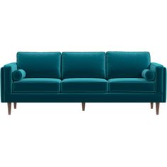 #color_teal Turquoise Velvet Sofa, Teal Velvet Sofa, Modern Velvet Sofa, Mid Century Modern Pillows, Teal Sofa, Mod Furniture, Velvet Living Room, Dried Eucalyptus, Teal Velvet