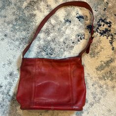 Vintage Red Coach Erickson Shoulder Bag. So Mob Wife Groovy Throwback. In Vintage Condition As Photographed. Soft Leather, Smooth Zipper. Great Catch All Purse. Questions? Leave A Comment Below! Coach Red Bucket Bag, Red Coach Bucket Bag, Coach Burgundy Satchel Shoulder Bag, Vintage Red Hobo Bag For Everyday Use, Coach Burgundy Shoulder Bag For Everyday Use, Red Vintage Hobo Bag For Everyday Use, Classic Red Hobo Bag For Everyday Use, Red Coach Bag For Everyday Use, Red Coach Bag For Everyday