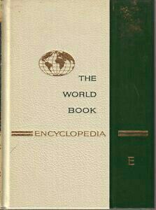 the world book by encyclopedia is shown in three different colors and sizes