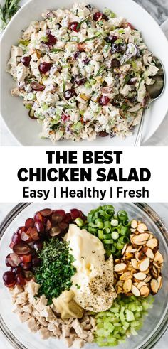 the best chicken salad is easy and healthy