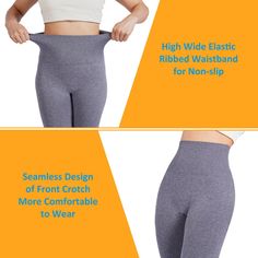 High Waist Leggings for Women Soft Stretchy | Moon Wood High Stretch Moisture-wicking Leggings With 5-inch Inseam, High Stretch Moisture-wicking Leggings 5-inch Inseam, Solid Color Leggings With 4-way Stretch And Comfort Waistband, Solid Color Moisture-wicking Sports Leggings, Moisture-wicking Midweight Leggings For Yoga, Plus Size Tights, Lace Stockings, Fishnet Stockings, Thigh High Stockings