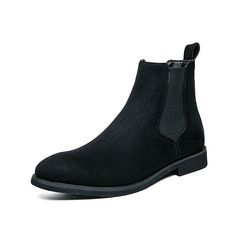 Category:Boots; Upper Materials:PU; Season:Winter,Spring; Gender:Men's; Toe Shape:Round Toe; Style:Casual,Classic; Boot Shaft:Booties / Ankle Boots; Outsole Materials:Rubber; Occasion:Daily; Closure Type:Loafer; Pattern:Solid Colored; Shipping Weight:0.7; Listing Date:12/14/2021; 2023 Trends:Chelsea Boots,Dress Shoes; Foot Length:; Size chart date source:Provided by Supplier.; US Size:null; UK Size:14.5; EU Size:50 Red Chelsea Boots, Pu Boots, Botas Chelsea, Suede Leather Shoes, Suede Chelsea Boots, Point Shoes, Chelsea Boots Men, Martin Boots, Mens Winter Fashion