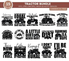 tractor bundle svg files for commercial use