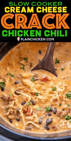 Chicken Black Beans Corn Cream Cheese Crockpot, Cheap Delicious Crockpot Meals, Chicken Chili Crock, Fall Weather Food Recipes, Most Popular Crockpot Meals, Rainy Day Recipes Dinners Crock Pots, Best Chicken Chilli Recipes, Beginner Cooking Recipes Dinners, Very Simple Lunch Ideas