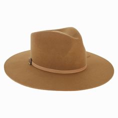 The American-made Stetson Mind's Eye captures western style in a classic silhouette with contemporary design. Hand blocked of a firm wool felt, it features a teardrop crown with a pronounced front pinch. A leather cord hat band finished with a brass Concho accent piece gives this flat brim fedora a Southwestern feel. The wide brim offers sun protection and holds its shape, wear after wear. The interior is fully lined and offers a genuine leather inner band for a comfortable fit. The Mind's Eye o The Mind's Eye, Pork Pie Hat, Hat Size Chart, Pork Pie, Style For Men, Shape Wear, Mind's Eye, Cloche Hat, Felt Hat