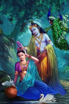 Krishna With Radha, Iskcon Krishna, God Krishna, Shri Radhe