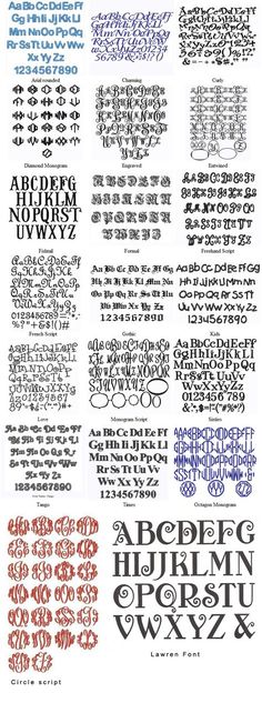 some type of font and numbers with different colors on the letters in each letter, which are