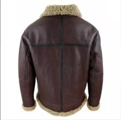 h2 { color: black; font-weight: bold; } Brown shearling leather aviator jacket with real sheepskin lining, combining warmth and a classic bomber look for versatile everyday wear. Pilot Leather Jackets Features Free Shipping: Available on all pilot leather jackets. Material: Made from 100% genuine real sheepskin leather for a durable and premium feel. Lining: Lined with faux fur, providing superior warmth and comfort. Care Instructions: Dry clean only by a leather specialist to maintain the jacke Fall Aviator Sheepskin Fur Coat, Winter Aviator Leather Jacket With Padded Collar, Winter Aviator Sheepskin Leather Jacket, Winter Sheepskin Aviator Leather Jacket, Pilot Leather Jacket, Leather Aviator Jacket, Metallic Cowhide Rug, Brindle Cowhide, Mens Leather Pants