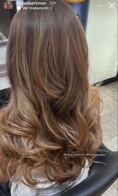 Light Brown On Black Hair, Golden Honey Hair With Highlights, Brown Honey Hair Balayage, Layers On Light Brown Hair, Blonde Highlights Cool Skin Tone, Dark Honey Brunette Hair, Katie Fawn Hair, Blowout With Loose Curls, Brown Hair With Layers And Highlights