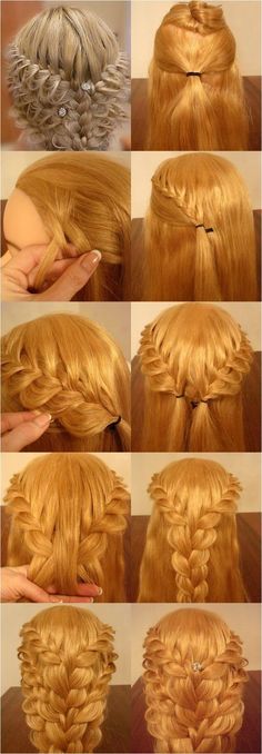 How to make elegant hairstyle. Elvish Princess, Princess Hair, Crazy Hair, Elegant Hairstyles, Hair Updos