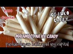 there are many ice candy sticks in the bowl