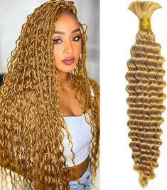 Choose From Lengths Ranging From 18 Inches To 30 Inches, Each Pack Weighing 100g. For a Full Head Of Braids, We Recommend 3-4 Packs, With Each Pack Containing One Or Two Bundles. Select From Colors Including #4, #27. 💋Suitable For Any Occasion: Elevate Your Style For Any Event With Our Versatile Bulk Human Hair. With No Weft, It Adapts Effortlessly To Various Braiding Styles Such As Bohemian Braids, Knotless Boho Braids, Box Braids, Cornrows, Twists, And Curly Loose Wave Hair Styles. Perfect For Daily Wear, Weddings, Dates, Graduations, Vacations, Parties, Or As a Thoughtful Gift. Latest Ghana Weaving Hairstyles, Blonde Braiding Hair, Bohemian Braids, Loose Waves Hair, Two Braids, Braid In Hair Extensions, Braid Out, Human Braiding Hair, Boho Braids