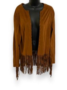 Suede Fringe Jacket Women’s Brown LOLA BY SEA GYPSIES SZ L NWT Halloween Costume | eBay Brown Tasseled Outerwear For Spring, Bohemian Fringe Outerwear For Fall, Fringe Outerwear For Fall Festival, Brown Tassel Outerwear For Fall, Brown Tasseled Outerwear For Fall, Spring Suede Outerwear With Fringe, Spring Suede Fringe Outerwear, Brown Long-sleeve Fringe Outerwear, Brown Fringe Outerwear For Spring