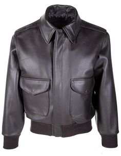 Men's Horsehide Bomber Jacket 674H Classic Brown Aviator Style Outerwear, Classic Brown Aviator Outerwear, Classic Biker Jacket For Outdoor, Classic Aviator Biker Jacket For Fall, Classic Aviator Outerwear For Fall, Classic Leather Jacket With Flap Pockets For Outdoor, Classic Aviator-style Outerwear For Fall, Classic Aviator Leather Jacket With Padded Collar, Classic Biker Jacket With Flap Pockets