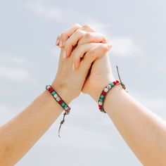 Made with meaning to keep family by your side from anywhere. Bracelet Meaning: Sibling stack is represented by colors and meanings. The blue beads stand for trust and loyalty. The red beads are for joy, love and blood. The white beads are for goodness, safety and understanding. These colors were combined to always keep your siblings in mind, and to always remember the real meaning of FAMILY. Wear our Sibling Stack with your sister, brother, or best friends that fit in like family. The perfect ad Trust And Loyalty, Family Meaning, Bracelets With Meaning, Always Remember, Red Bead, White Beads, Ankle Bracelets, Blue Beads, Rope Bracelet