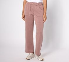 When you need something snuggly to lounge in, but stylish enough to wear when you're out and about, reach for these jersey plush pants! From Berkshire Homewear. Elastane Pull-on Pants For Loungewear, Plush Pants, Boyfriend Sweatpants, Checked Pants, Corduroy Pants Women, Pleather Pants, Printed Jogger Pants, Houndstooth Pants, Stretch Dress Pants