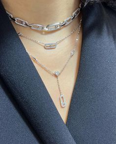 Teen Necklaces, Diamond Accessories, Pretty Jewelry Necklaces, Expensive Jewelry Luxury, Jewelry Drawing, Beaded Necklace Diy, Classy Jewelry, Expensive Jewelry, September 16