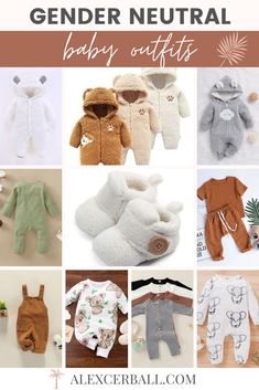 Newborn Going Home Outfit Neutral, Neutral Baby Colors, Newborn Going Home Outfit, Newborn Baby Clothes Unisex, Clothing For Winter, Clothes Basics, Neutral Basics, Baby Going Home Outfit