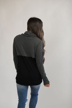 This is our #1 selling NURSING SWEATSHIRT and it comes in many color combos! The main reasons: the QUALITY fabric, LOOSE fit, and the TRENDY design! The material is super soft and washes great! **Nursing opening is hidden along the colorblock line. It's one long zipper with pulls on both sides, making it super easy to nurse (for any size chest). **Two-tone thumbholes **95% cotton, 5% spandex **Machine wash **Fits true to size with a roomy fit. Size down if between sizes. MODEL: Size 2, 5'6 and i Nursing Sweatshirt, Nursing Hoodie, Or Nurse, Nursing Wear, Newborn Gown, Cowl Neck Sweatshirt, Nurse Sweatshirt, Sweater Fits, Nursing Tops