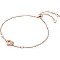 Condition: NEW, Product Number: 4048803006979 Michael Kors Bracelet, Heart Charm Bracelet, Heart Of Gold, Heart Charm, Womens Bracelets, Or Rose