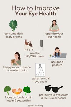 When we think about our health, it’s easy to forget our eyes. My eye health knowledge was almost nonexistent prior to today’s episode, and I learned a ton, like the fact that routine eye exams can actually reveal underlying medical conditions like high blood pressure and diabetes. Join me in toda... Prevent Forehead Wrinkles, Eye Health Food, Home Remedy For Cough, Eye Sight Improvement, Eye Exercises, Forehead Wrinkles, Productive Habits, Vision Eye, Healthy Eyes